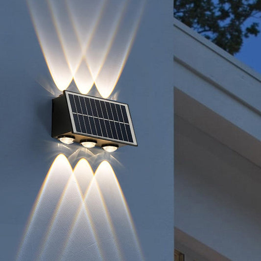 LUMIRO Waterproof Outdoor Solar Wall Sconce Light