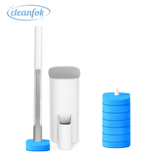 CLEANFOK Disposable Toilet Brush - Hassle-Free Toilet Bowl Cleaning