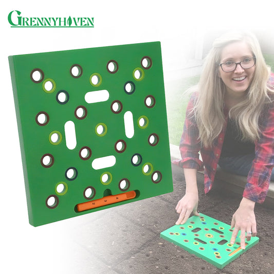 GREENHAVEN Seeding Square – Seed Spacer Tool for Optimal Plant Spacing