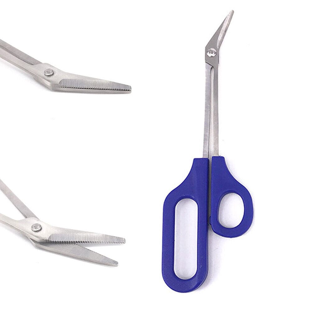 20cm Long Reach Easy Grip Toe Nail Scissor Trimmer For Disabled Manicure Pedicure TheliCraft