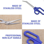 20cm Long Reach Easy Grip Toe Nail Scissor Trimmer For Disabled Manicure Pedicure TheliCraft