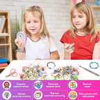 25000 Pcs 24 Girds DIY Acrylic Bead A-Z Letter Beads Polymer Soft Clay jewelry making Kit For Bracelet Making TheliCraft