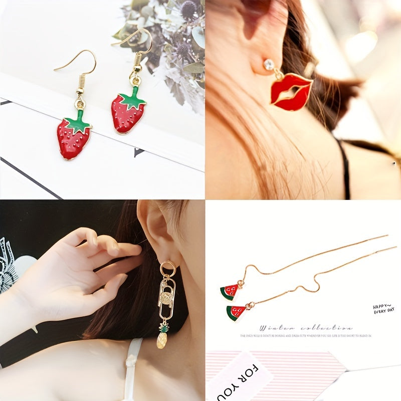 50Pcs Mixed Cartoon Animal Tree Enamel Creative Charms Exquisite Beads TheliCraft