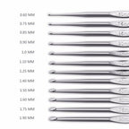 124 pcs Crochet Hooks Set Kit Weave Yarn Knitting Needles Sewing DIY Tools Case TheliCraft