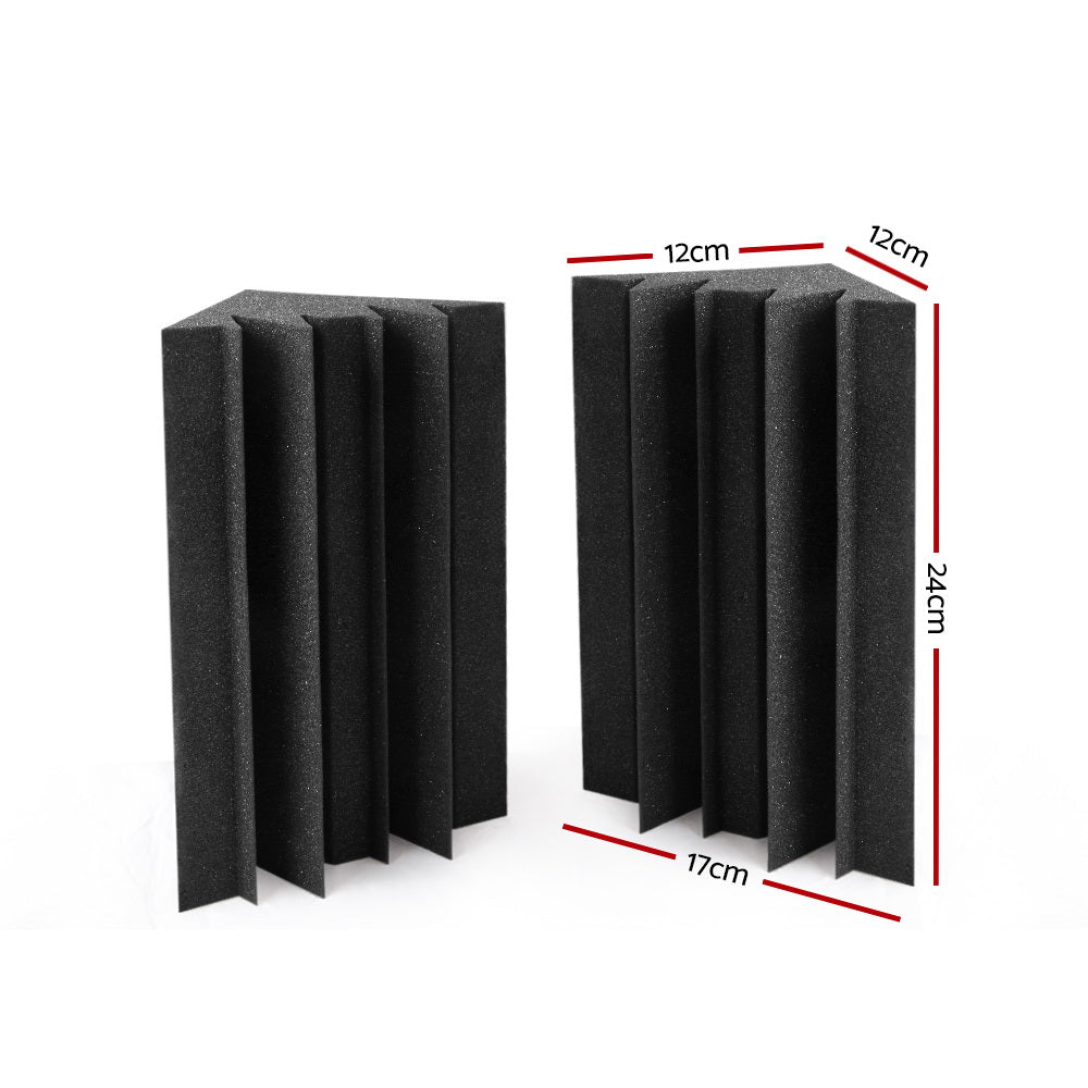 Alpha 20pcs Studio Acoustic Foam Corner Bass Trap Sound Absorption Treatment