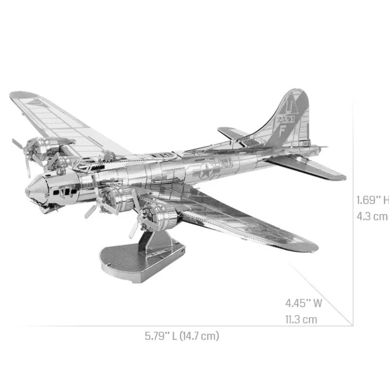 3D Metal Puzzle Model Kits DIY Laser Cut Puzzles Jigsaw Toy For Children TheliCraft