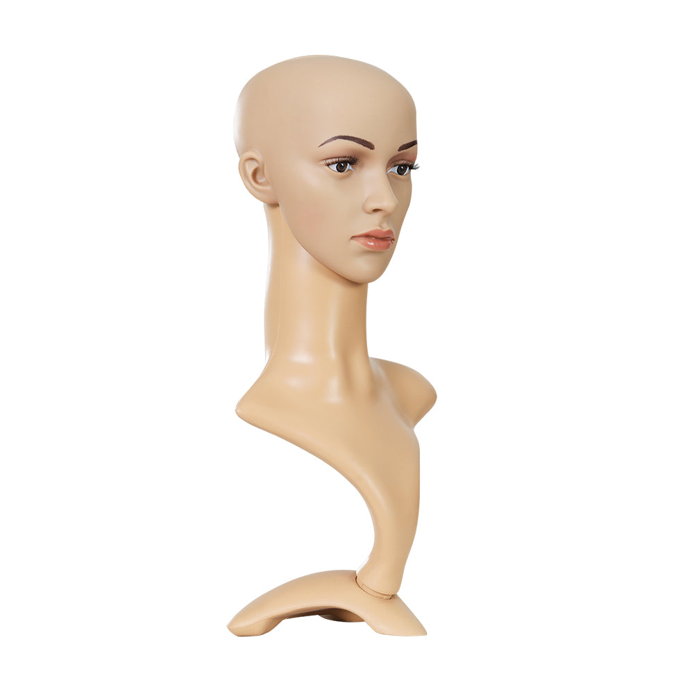 Embellir Female Mannequin Head Dummy Model Display Shop Stand Professional Use