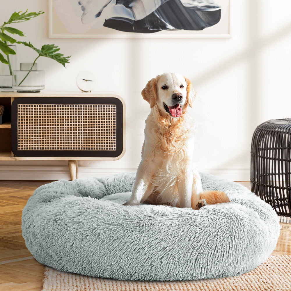 i.Pet Pet Bed Dog Bed Cat Large 90cm Light Grey