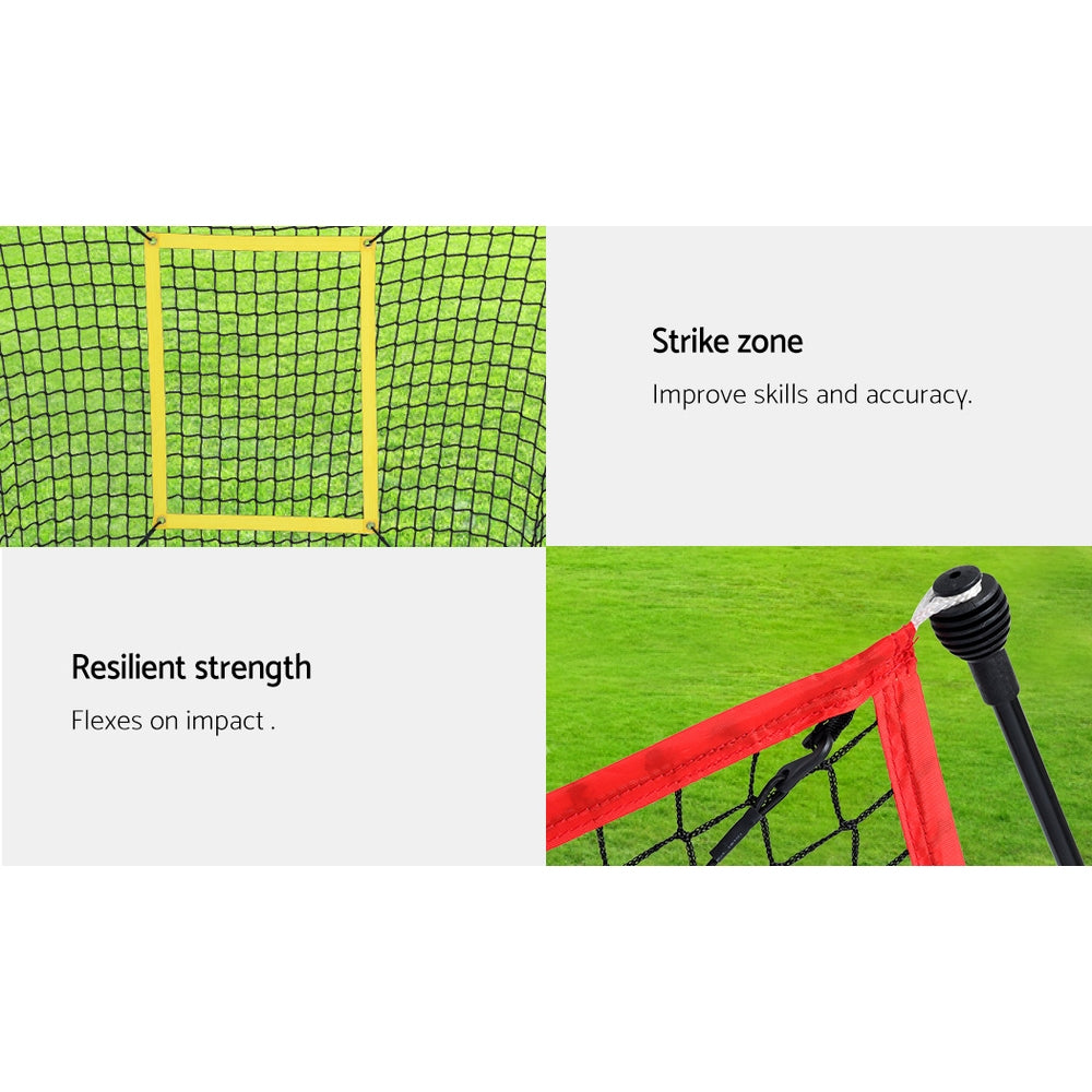 Everfit Portable Baseball Training Net Stand Softball Practice Sports Tennis