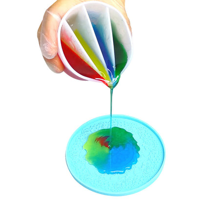 Silicone Color Mixing Measuring Cup UV Resin Epoxy Mold DIY Casting Jewelry Tool TheliCraft