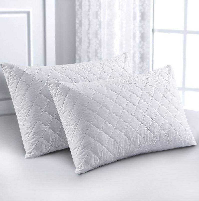 Elan Linen 100% Cotton Quilted Fully Fitted 50cm Deep Single Size Waterproof Mattress Protector