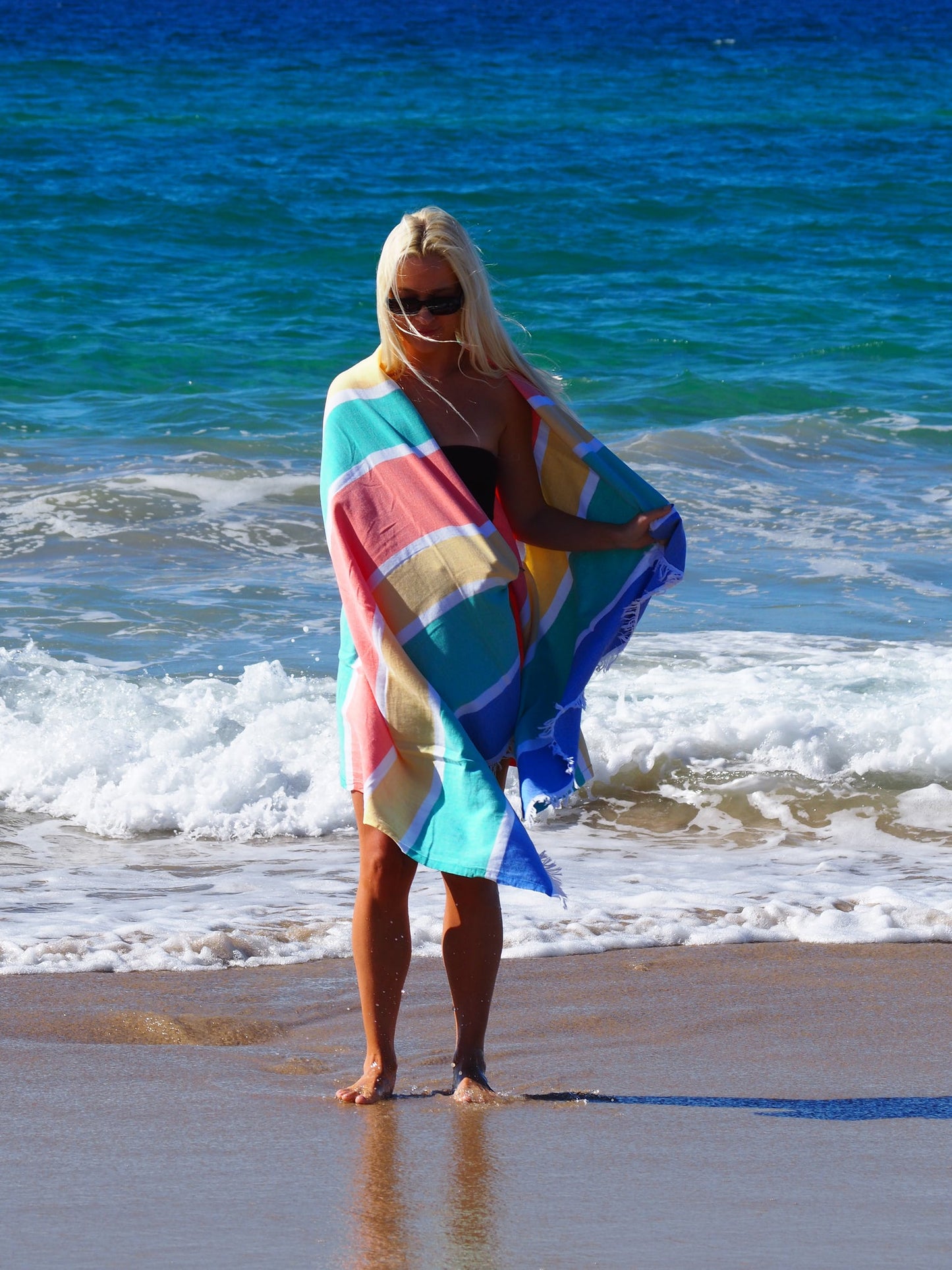 SORRENTO TURKISH COTTON TOWEL - TROPICAL