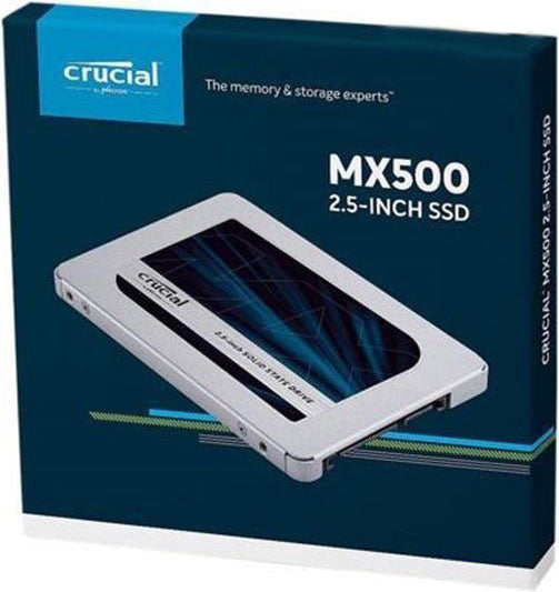 MICRON (CRUCIAL) MX500 2TB 2.5" SATA SSD - 3D TLC 560/510 MB/s 90/95K IOPS Acronis True Image Cloning Software 7mm w/9.5mm Adapter