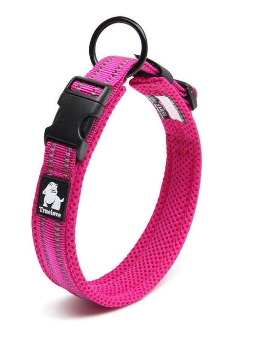 Heavy Duty Reflective Collar Pink XS