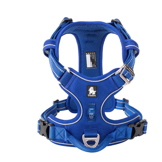 No Pull Harness Royal Blue S