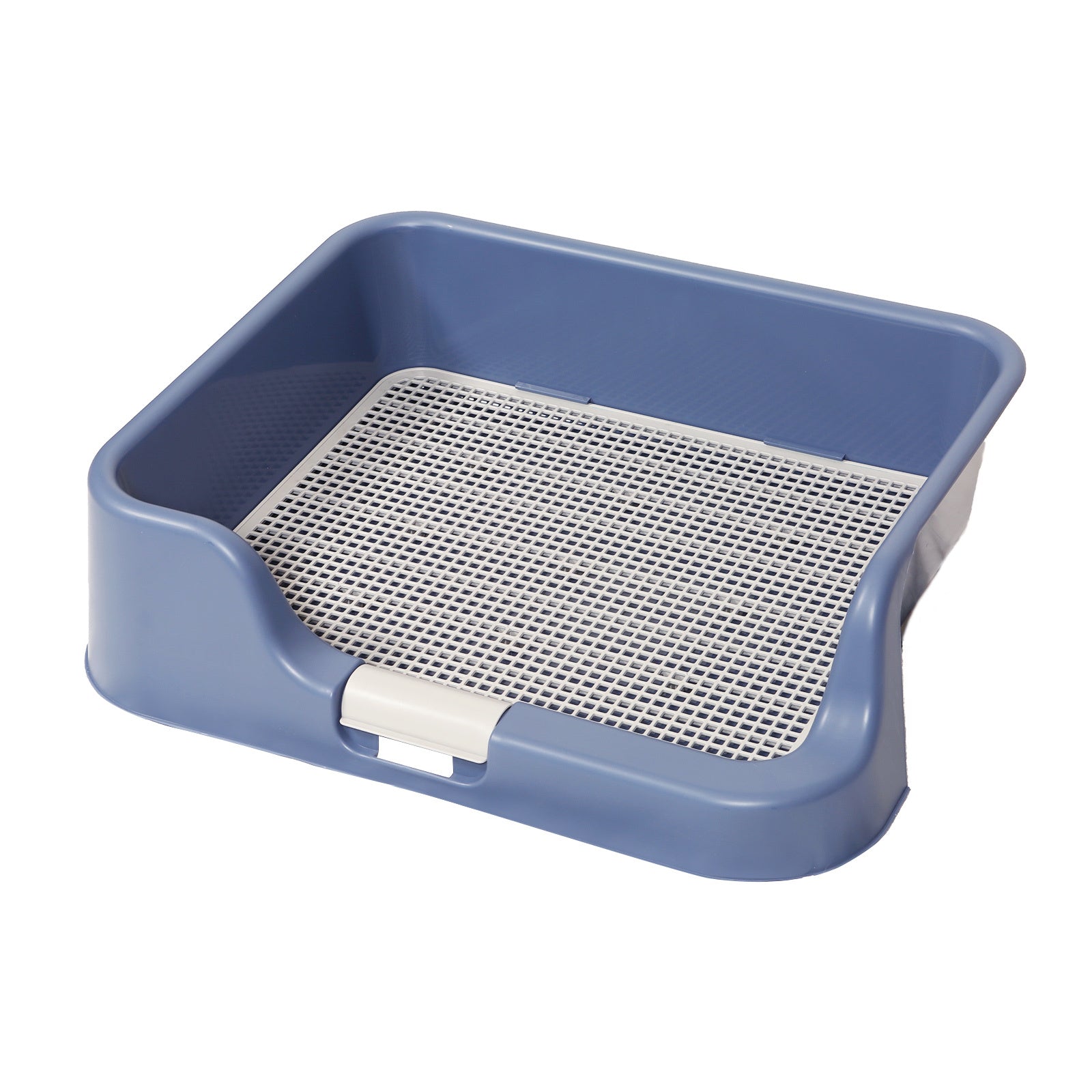 Dog Pet Potty Tray Training Toilet Raised Walls T1 BLUE