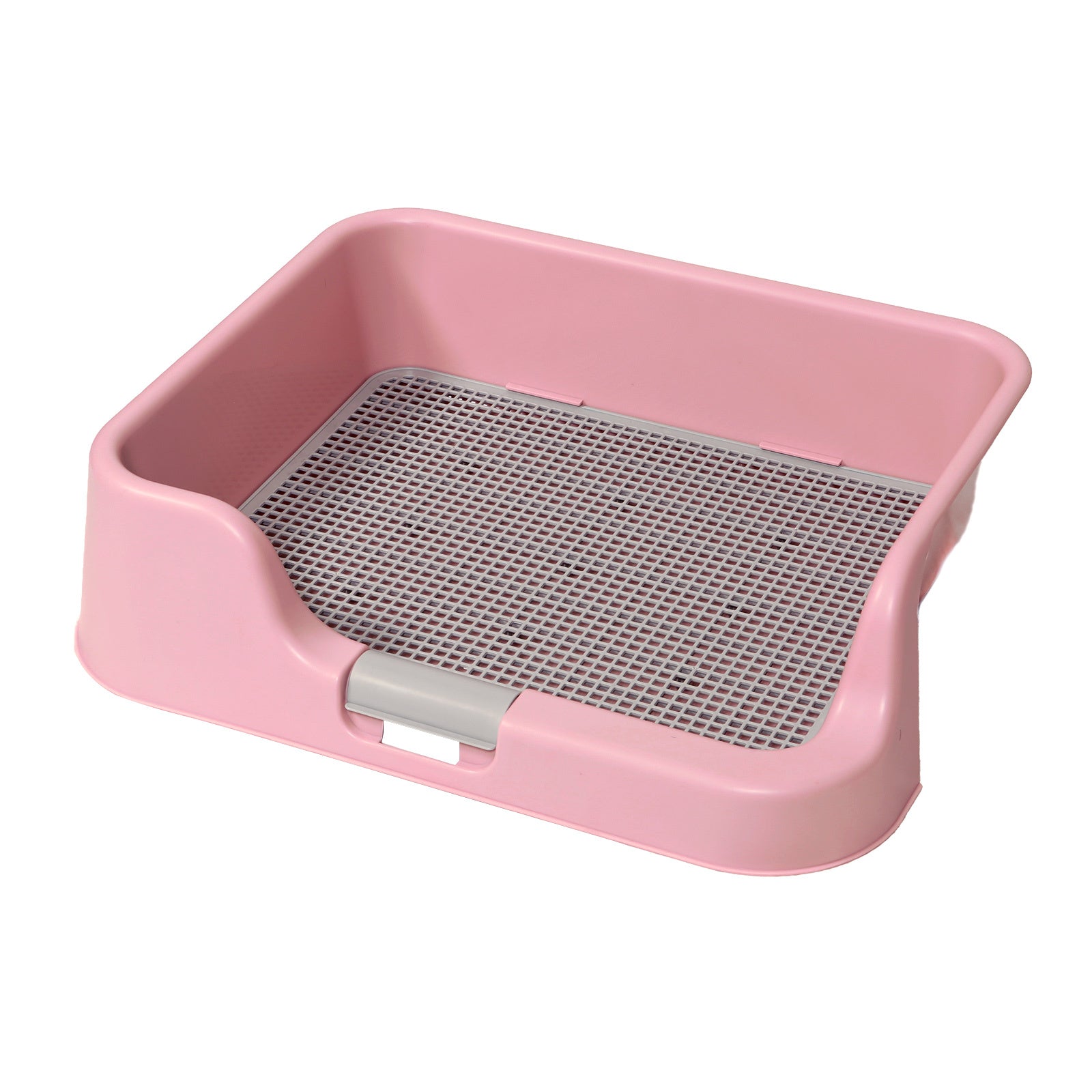 Dog Pet Potty Tray Training Toilet Raised Walls T1 PINK