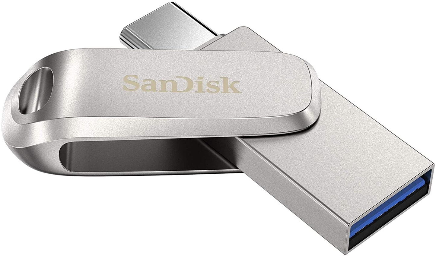 SANDISK 128G SDDDC4-128G-G46 Ultra Dual Drive Luxe USB3.1 Type-C (150MB) New