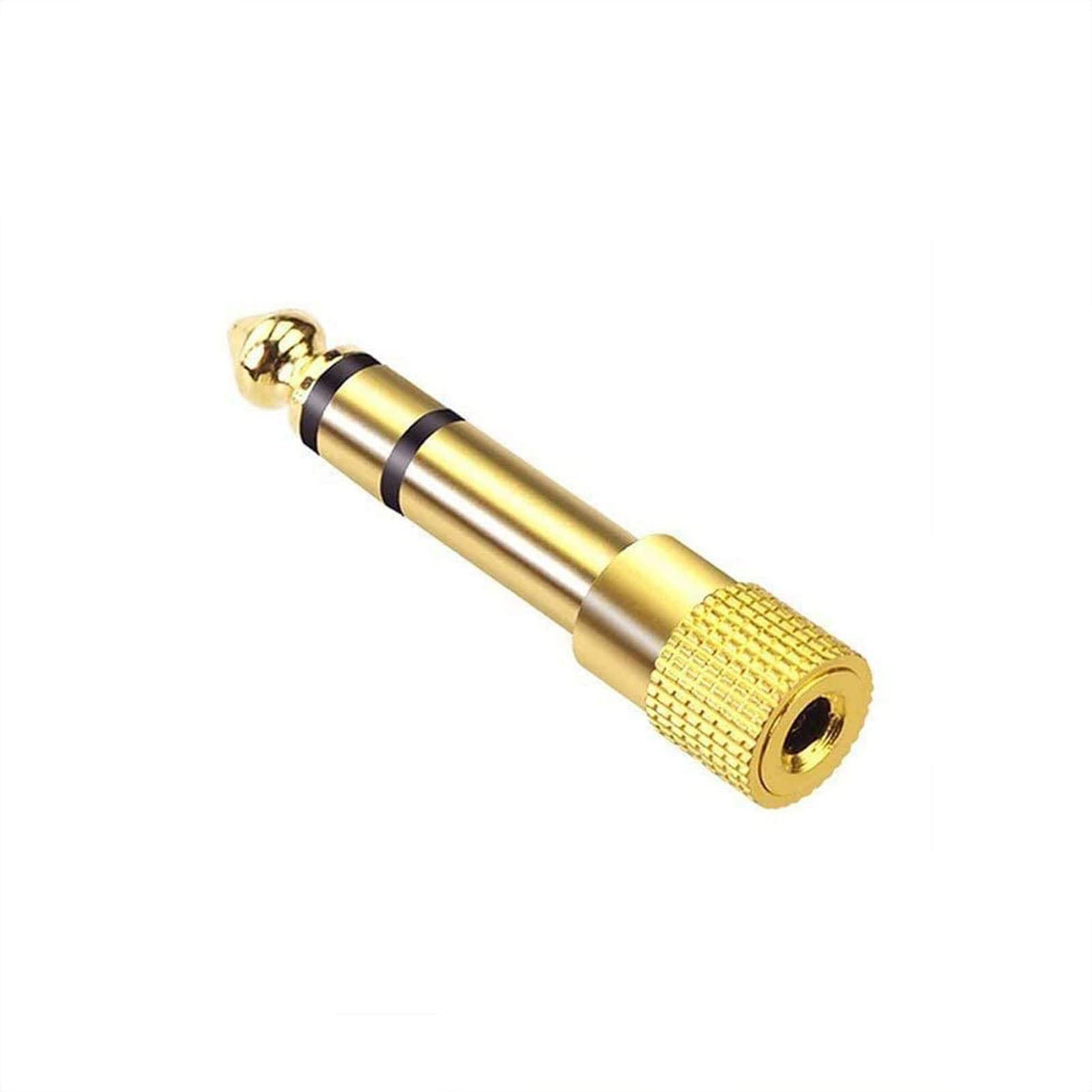 3.5mm Stereo Female to 6.35mm Male Stereo Audio Jack Adapter for Aux Cable Guitar Amplifier Headphone