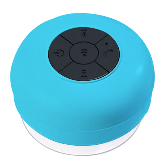 Mobax Mini Portable Large Suction Cup Bluetooth Speaker Stereo Music Outdoor Blue