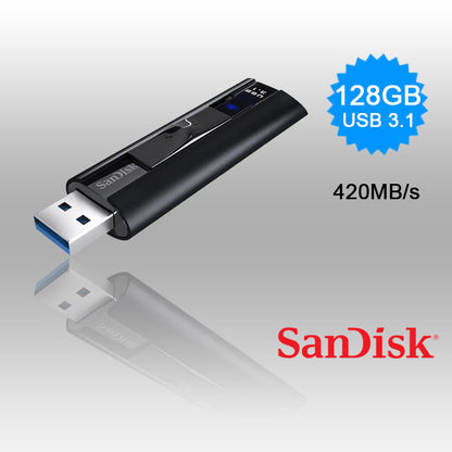 SanDisk 128GB Extreme PRO USB 3.2 Solid State Flash Drive (SDCZ880-128G)